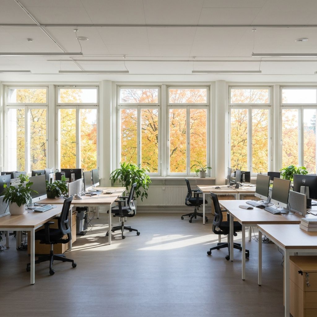 DG97 kontorshotell i Vasastan med utsikt over Observatorielunden